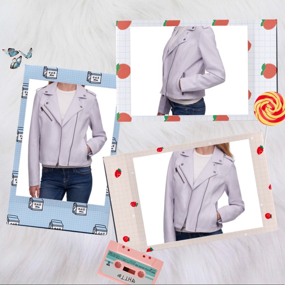 Levi’s moto jacket in pink/lilac color 💜